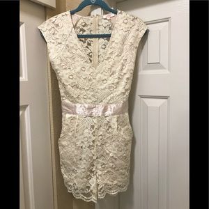 Luxxel Ivory Lace Romper-new, never worn